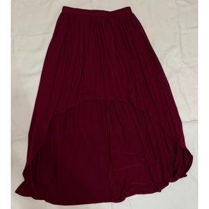 Maroon/Burgundy Skirt